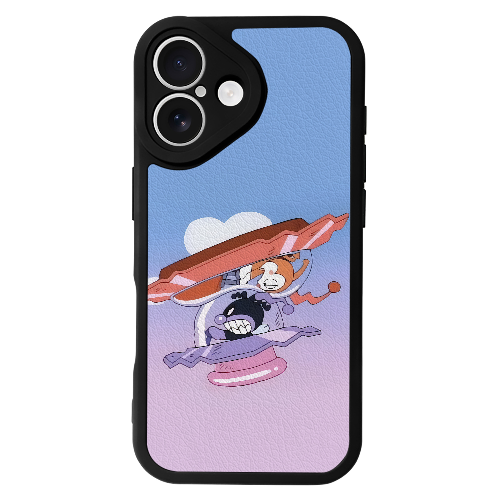 （画像用） アンパンマン Anpanman 【iPhone 16シリーズ対応】シリコンスマホケース（レザー調） 材質：シリコン